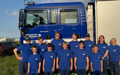 Pfingstlager der THW-Jugend Demmin in Gravelotte