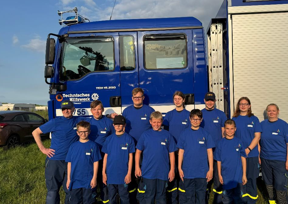 Pfingstlager der THW-Jugend Demmin in Gravelotte