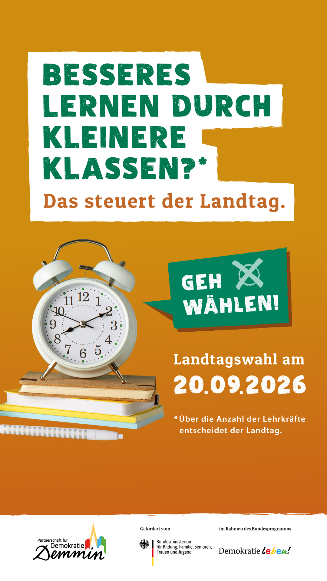 Landtagswahlenplakat 2026